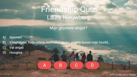 Friendship Quiz Template