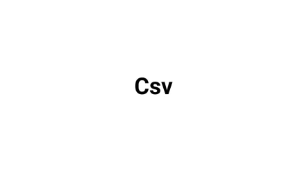 Csv