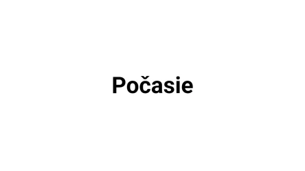 Počasie 