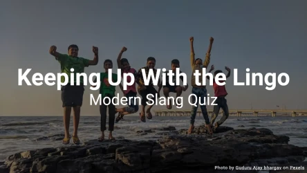 Keeping up with the Lingo - Modern Slang Quiz
