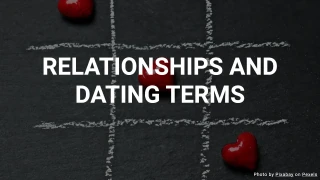 Relationships and Dating Quiz