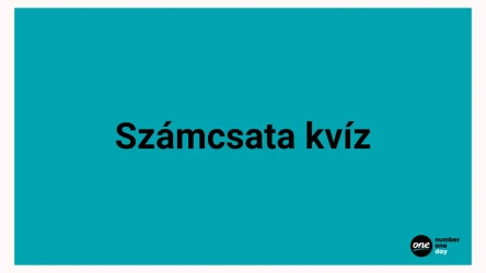 Pénzügy - Számcsata kvíz