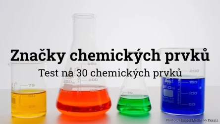 Test - Značky chemických prvků