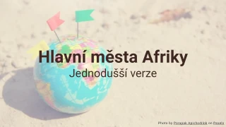 Test - hlavní africká města