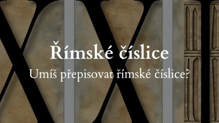 Římské číslice přepis
