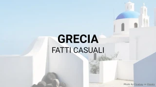 Quiz sulla Grecia (Serie di Fatti Casuali)