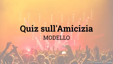 Modello di Quiz sull'Amicizia