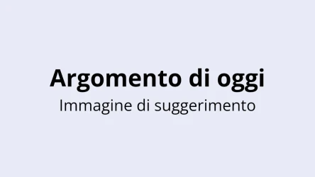 Quiz sull'argomento di oggi - Immagine di suggerimento