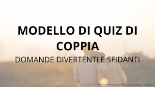 Quiz di Coppia