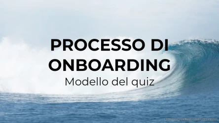 Modello di Quiz per l'Onboarding