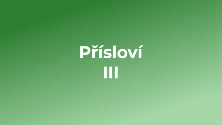 Kvíz: Přísloví (3)