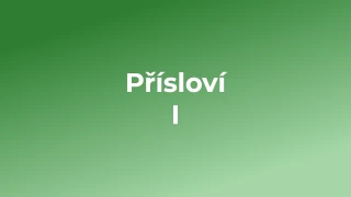 Kvíz: Přísloví (1)