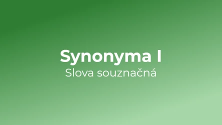 Kvíz: Synonyma (1)