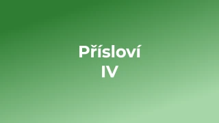 Kvíz: Přísloví (4)