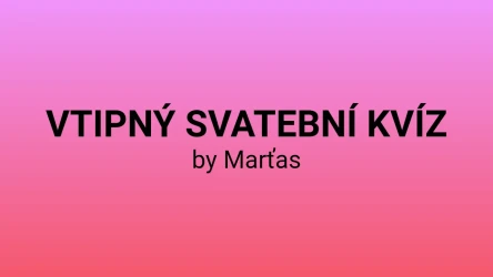 Vtipný kvíz pro novomanžele               by Marťas