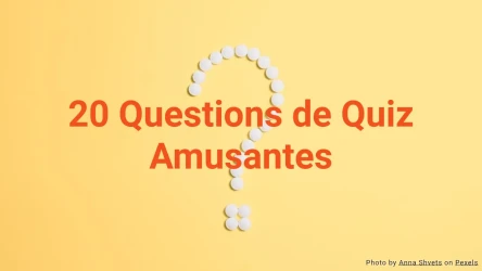 20 Questions de Quiz Amusantes