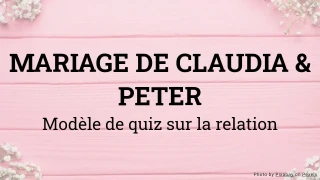 Quiz de mariage