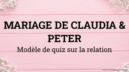 Quiz de mariage