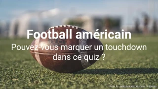 Quiz de football américain