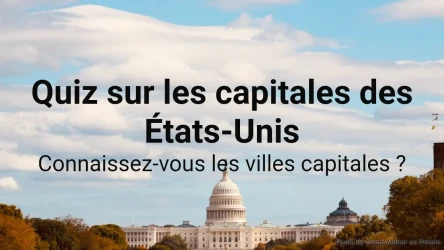Quiz sur les capitales des États-Unis