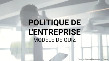 Modèle de Quiz sur la Politique de l'Entreprise