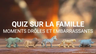 Modèle de quiz sur la famille