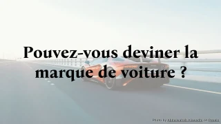 Quiz : Pouvez-vous deviner la marque de voiture ?