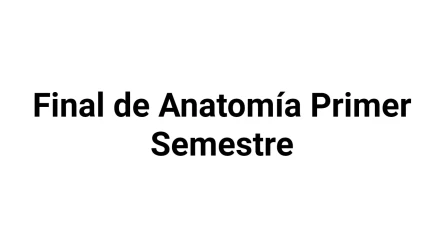 Final de Anatomía (Kahoot) 