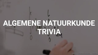 Natuurkunde trivia quiz