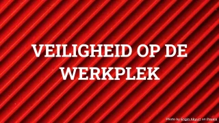 Quiz over veiligheid op de werkplek