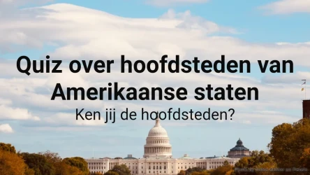 Quiz over hoofdsteden van Amerikaanse staten