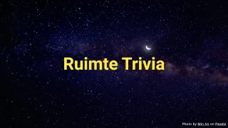 Ruimte Trivia Quiz