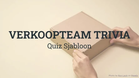 Verkoopteam Trivia Sjabloon