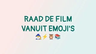 Raad de film uit de emoji quiz