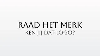Raad het merk aan de hand van het logo quiz
