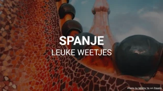 Quiz: Leuke weetjes over Spanje