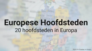 Europese Hoofdsteden Quiz