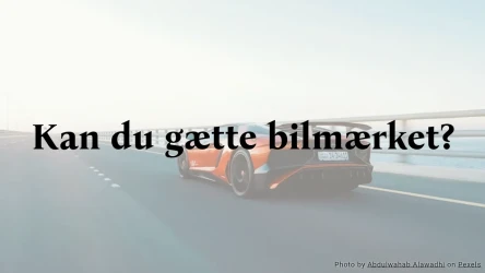 Kan du gætte bilmærket? Quiz