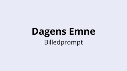 Dagens emne quiz skabelon - billedprompt
