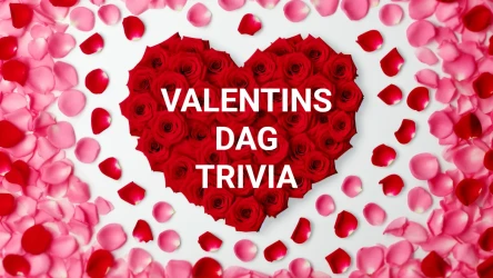 Valentinsdag Trivia-quiz (Flervalg)