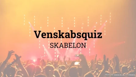 Venskabsquiz - skabelon