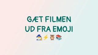 Gæt filmen ud fra emoji-quizzen