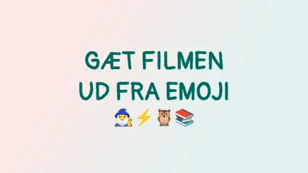 Gæt filmen ud fra emoji-quizzen