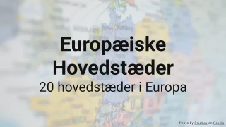 Europæiske hovedstæder quiz