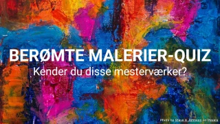 Quiz om berømte malerier