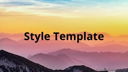 Style Template Sunset
