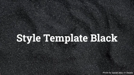 Style Template Black