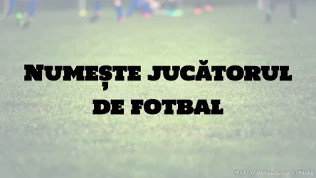 Quiz de Fotbal: Numește Fotbalistul