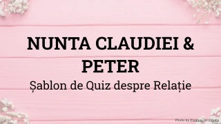 Șablon de Quiz pentru Nuntă