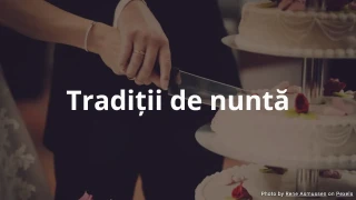 Chestionar despre tradiții de nuntă